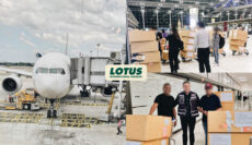 ตัวอย่างบริการขนส่งเร่งด่วนพร้อมผู้โดยสารทางเครื่องบินโดย Lotus Hand-Carry Service