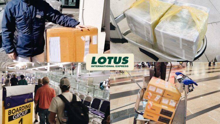On-Board Courier บริการส่งเอกสารหรือสินค้าด่วนพร้อมผู้โดยสารทางเครื่องบิน
